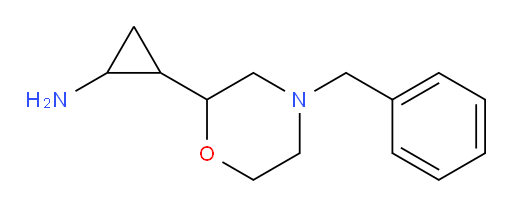 2-(4-benzylmorpholin-2-yl)cyclopropan-1-amine