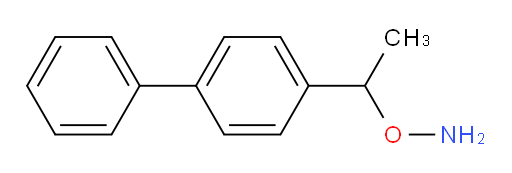 O-[1-(4-phenylphenyl)ethyl]hydroxylamine