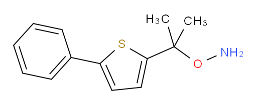 O-[2-(5-phenylthiophen-2-yl)propan-2-yl]hydroxylamine