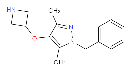 4-(azetidin-3-yloxy)-1-benzyl-3,5-dimethyl-1H-pyrazole
