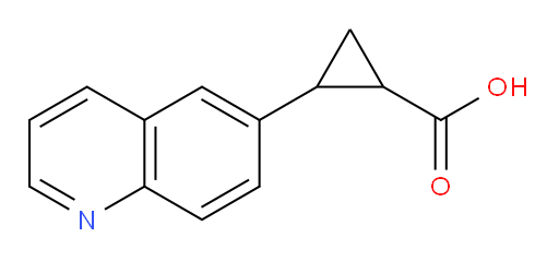 2-(quinolin-6-yl)cyclopropane-1-carboxylic acid