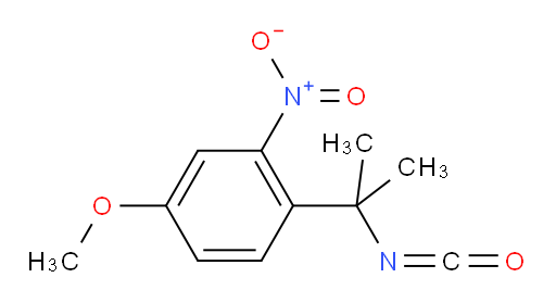 1-(2-isocyanatopropan-2-yl)-4-methoxy-2-nitrobenzene