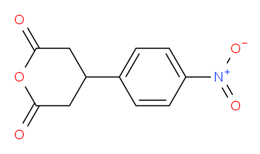 4-(4-nitrophenyl)oxane-2,6-dione