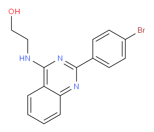 2-{[2-(4-bromophenyl)quinazolin-4-yl]amino}ethan-1-ol