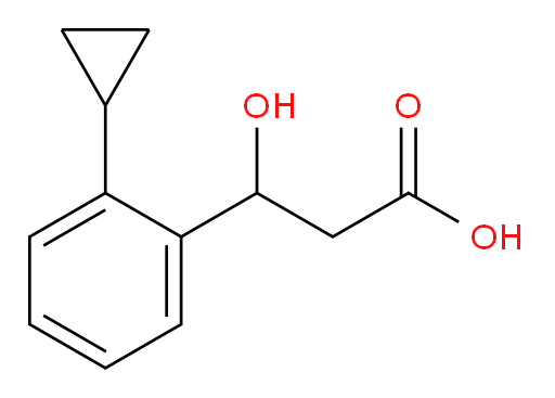 3-(2-cyclopropylphenyl)-3-hydroxypropanoic acid
