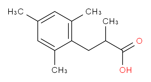 2-methyl-3-(2,4,6-trimethylphenyl)propanoic acid