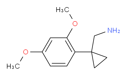 [1-(2,4-dimethoxyphenyl)cyclopropyl]methanamine
