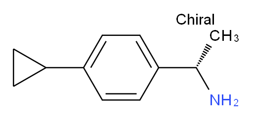 (1S)-1-(4-cyclopropylphenyl)ethan-1-amine