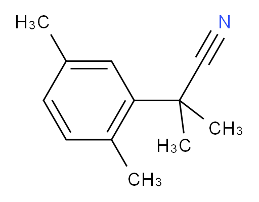 2-(2,5-dimethylphenyl)-2-methylpropanenitrile
