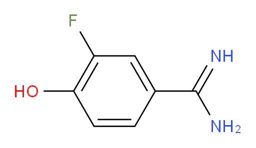 3-fluoro-4-hydroxybenzene-1-carboximidamide