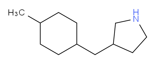 3-[(4-methylcyclohexyl)methyl]pyrrolidine