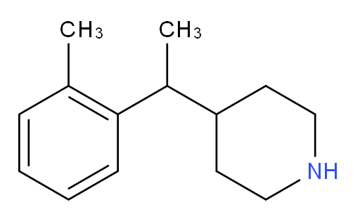 4-[1-(2-methylphenyl)ethyl]piperidine