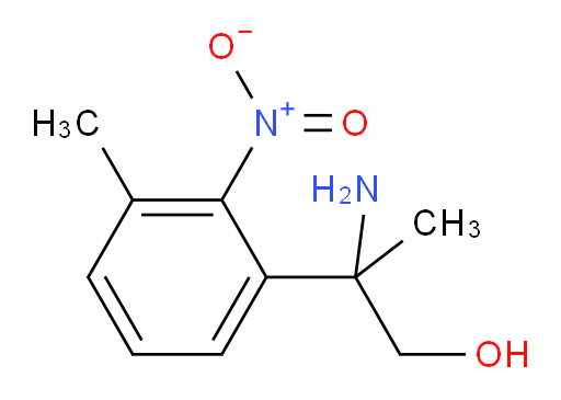 2-amino-2-(3-methyl-2-nitrophenyl)propan-1-ol
