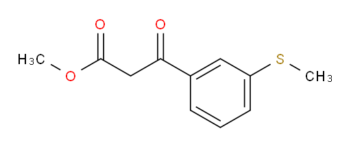 methyl 3-[3-(methylsulfanyl)phenyl]-3-oxopropanoate