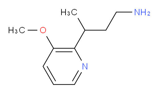3-(3-methoxypyridin-2-yl)butan-1-amine