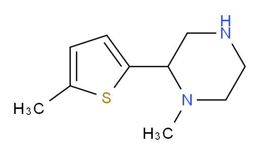 1-methyl-2-(5-methylthiophen-2-yl)piperazine