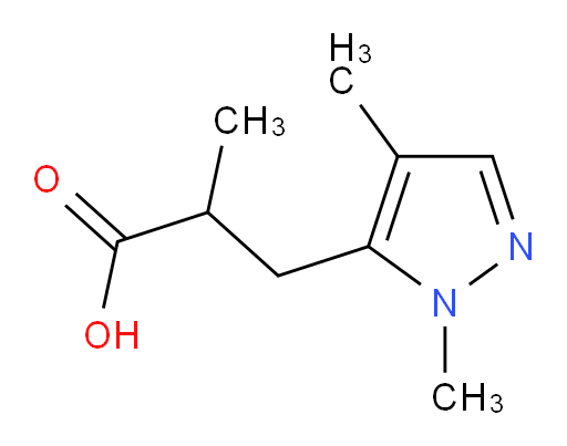 3-(1,4-dimethyl-1H-pyrazol-5-yl)-2-methylpropanoic acid