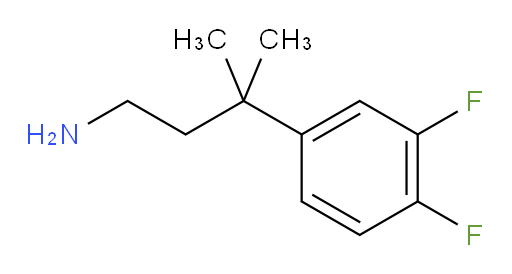 3-(3,4-difluorophenyl)-3-methylbutan-1-amine