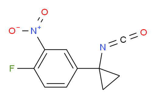 1-fluoro-4-(1-isocyanatocyclopropyl)-2-nitrobenzene