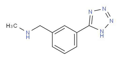 methyl({[3-(1H-1,2,3,4-tetrazol-5-yl)phenyl]methyl})amine