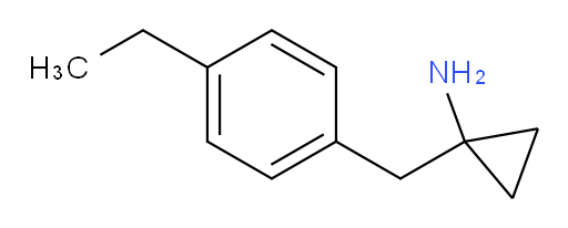 1-[(4-ethylphenyl)methyl]cyclopropan-1-amine
