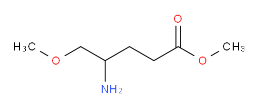 methyl 4-amino-5-methoxypentanoate