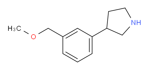 3-[3-(methoxymethyl)phenyl]pyrrolidine