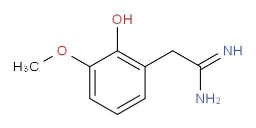2-(2-hydroxy-3-methoxyphenyl)ethanimidamide