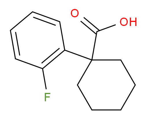 1-(2-fluorophenyl)cyclohexane-1-carboxylic acid