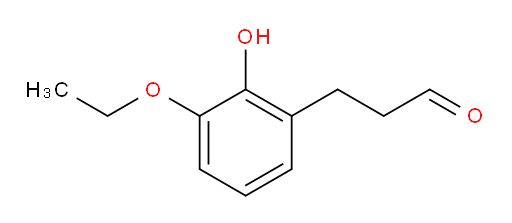 3-(3-ethoxy-2-hydroxyphenyl)propanal
