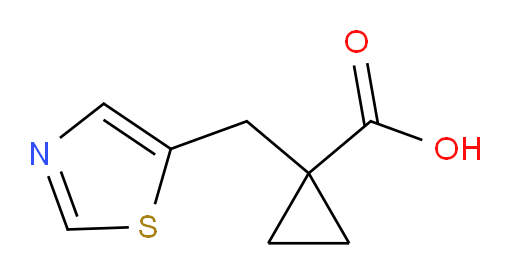 1-[(1,3-thiazol-5-yl)methyl]cyclopropane-1-carboxylic acid