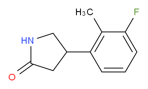 4-(3-fluoro-2-methylphenyl)pyrrolidin-2-one