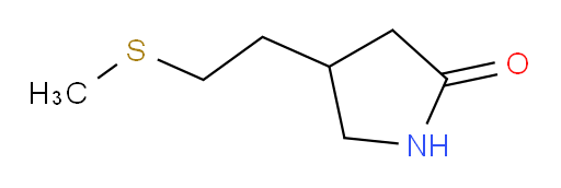 4-[2-(methylsulfanyl)ethyl]pyrrolidin-2-one