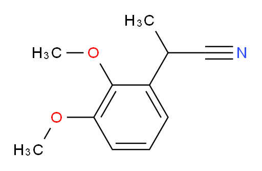 2-(2,3-dimethoxyphenyl)propanenitrile