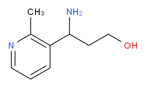 3-amino-3-(2-methylpyridin-3-yl)propan-1-ol