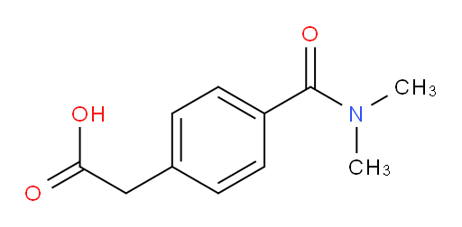 2-[4-(dimethylcarbamoyl)phenyl]acetic acid