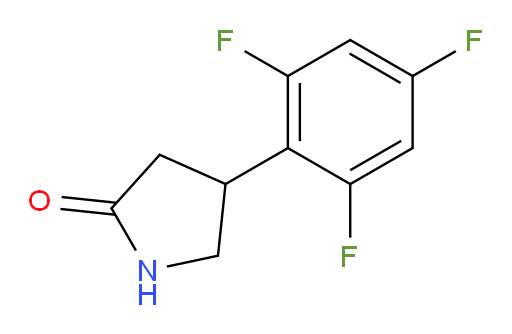 4-(2,4,6-trifluorophenyl)pyrrolidin-2-one