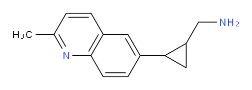 [2-(2-methylquinolin-6-yl)cyclopropyl]methanamine