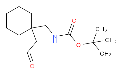 tert-butyl N-{[1-(2-oxoethyl)cyclohexyl]methyl}carbamate
