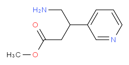 methyl 4-amino-3-(pyridin-3-yl)butanoate