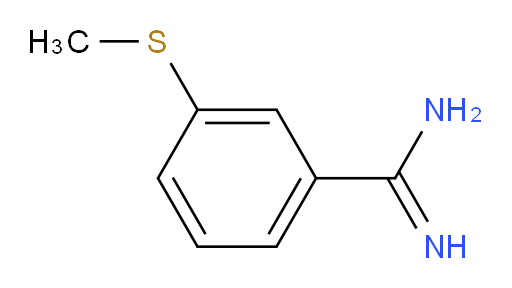 3-(methylsulfanyl)benzene-1-carboximidamide
