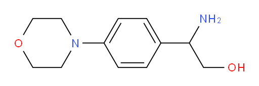 2-amino-2-[4-(morpholin-4-yl)phenyl]ethan-1-ol