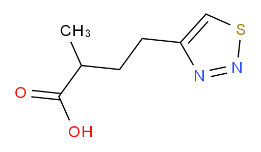 2-methyl-4-(1,2,3-thiadiazol-4-yl)butanoic acid
