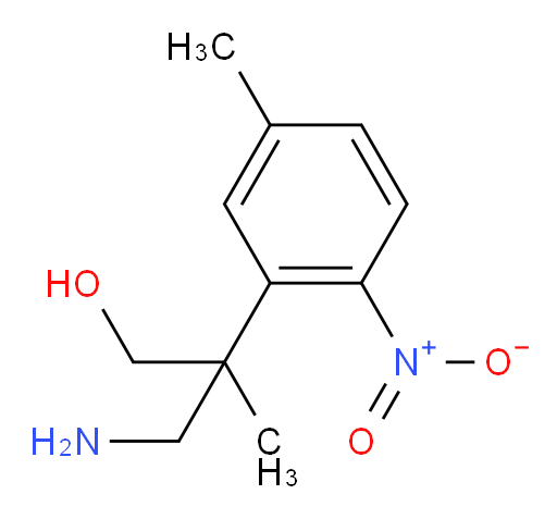3-amino-2-methyl-2-(5-methyl-2-nitrophenyl)propan-1-ol