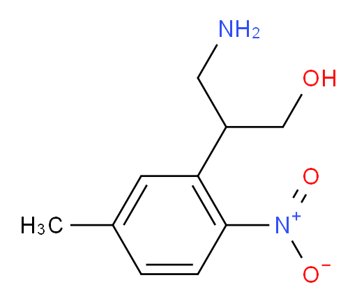 3-amino-2-(5-methyl-2-nitrophenyl)propan-1-ol