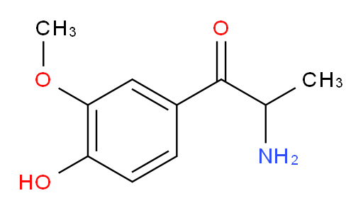 2-amino-1-(4-hydroxy-3-methoxyphenyl)propan-1-one
