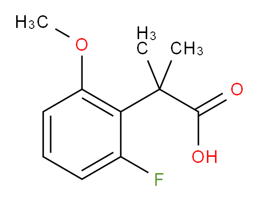 2-(2-fluoro-6-methoxyphenyl)-2-methylpropanoic acid