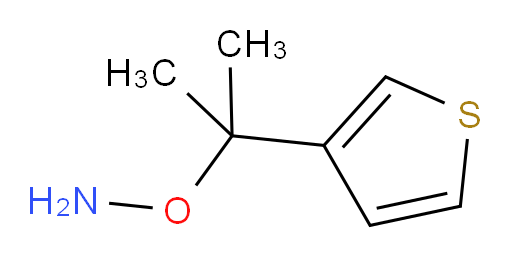 O-[2-(thiophen-3-yl)propan-2-yl]hydroxylamine