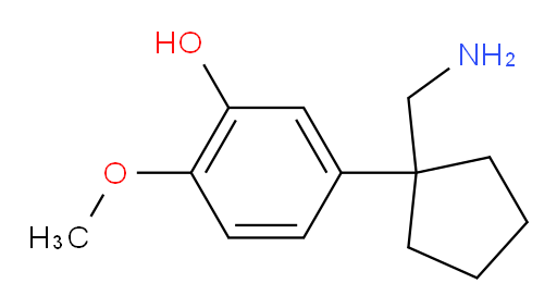 5-[1-(aminomethyl)cyclopentyl]-2-methoxyphenol