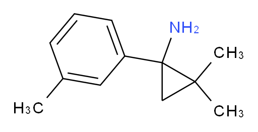 2,2-dimethyl-1-(3-methylphenyl)cyclopropan-1-amine